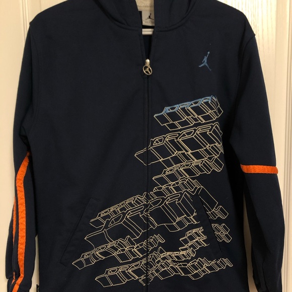 Air Jordan Boys Zip-Up Hoodie Large Size - Picture 1 of 4